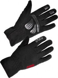 Велоперчатки PRO FLEECE II, длин пальцы, черн