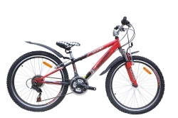 Велосипед Winner MACHO 2011 черно-красный, 24&uml; колеса