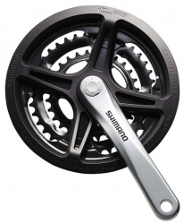 Шатуны Shimano FC-M131, 170мм, 42X34X24, с защитой