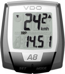 Велокомпьютер VDO A8, 8-функций
