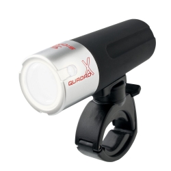 Фара передняя Sigma Sport Quadro X (13010), 1Led, 3 режима + 3*AAA, черно-серебр.