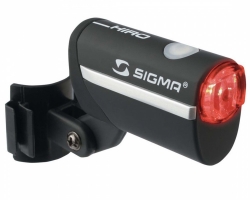 Мигалка задняя Sigma Sport Hiro II, 1Led, 2 режима, угол=220°, 2*LR1/¨N¨, черн. 19110