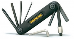 Ключ нож Topeak TT2321B X-Tool, 10 функц., 115г, чорн.
