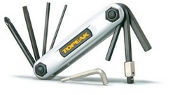 Ключ нож Topeak TT2321S X-Tool, 10 функц., 115г, срібл.