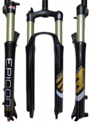 Вилка Suntour Epicon X2 RL-R, 1.1/8¨ возд.-маслян. RemoteLock на руле, ход 100мм, регул. отскока, только под Disk