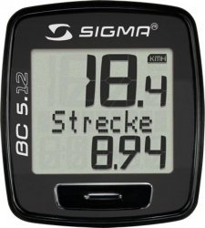 Велокомпьютер Sigma Sport BC 5.12 (05120), черный