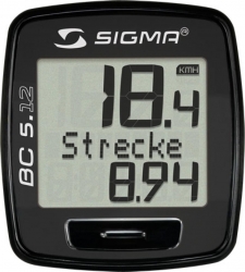 Велокомпьютер Sigma Sport BC 5.12 (05120), черный