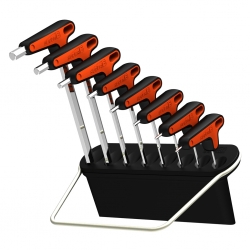 superB Набор шестигрнников с рукояткой: 2/2.5/3/4/5/6/8/10мм TB-76160