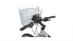 Корзина на руль Topeak TB2001-W Basket Front 16л мет.сетка с фиксатором F3, 1370г белая