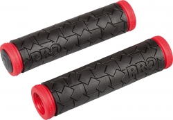 Ручки руля PRO ARROW, 135х32мм, черн-красн PRGP0016