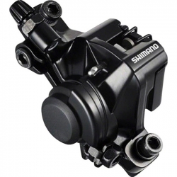 Тормоз дисковый калипер Shimano BR-M375 механический, тросиковый привод