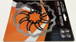 Ротор Alligator STARLITE Disc Brake Rotor 160mm черный HK-R18BK