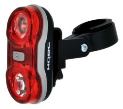 Мигалка HQBC TWOEYE 2x0,5W LED 4-ф черная Q010163