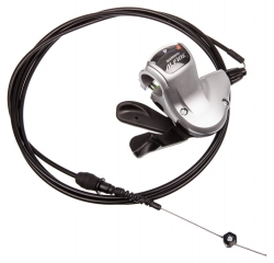 Манетка Shimano Alfine SL-S503 8-Speed Rapidfire Shifter, Black - See more at, серебристая