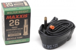 Камера MAXXIS Welter Weight 26х1,9-2,1 AV L:48мм под автомобильный насос