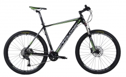 Велосипед CYCLONE LX-650b 2016 черно-зеленый