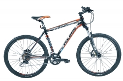 Велосипед CYCLONE DLX 2016 черно-оранжевый