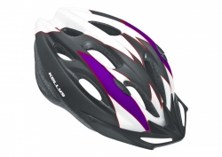 Шлем KELLYS BLAZE матовый белый-фиолетовый