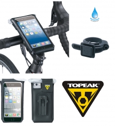 Сумка для телефона Topeak SmartPhone DryBag 6+/6S+/7+/8+ с фиксатором F55 65г TT9842B черный