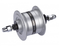 Динамо втулка передняя Shimano DH-3N31-NT Dynamo 6V/3.0W под гайки серебр