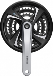 Шатуны Shimano FC-TX801 Shimano, 175мм 42X32X22 серебр, защита