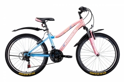 Велосипед Winner CANDY 2017 сине-розовый, рама 33 см