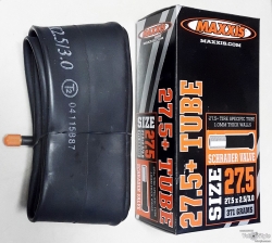 Камера MAXXIS FAT TUBE 27.5X2.5/3.0 1.0mm SV под автомобильный насос