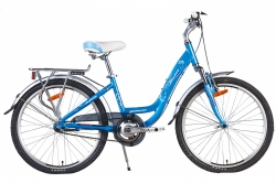 Велосипед Winner INFINITY 2017 голубой, рама 36 см