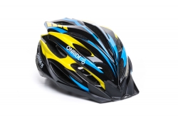 Шлем OnRide Grip глянцевый черно-желто-голубой