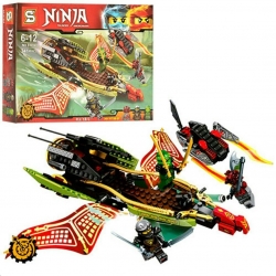 Конструктор Ninja SY858 ¨Корабль Тень судьбы¨ Аналог LEGO, 341 дет.