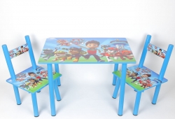 Мебель Детский столик Щенячий патруль + 2 стульчика