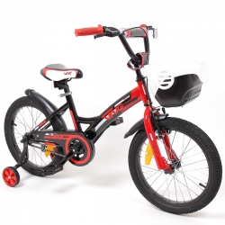 Велосипед VNC Wave черно-красный, 23 см рама, колеса 18¨