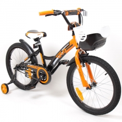 Велосипед VNC Wave черно-оранжевый, рама 30 см, колеса 20¨