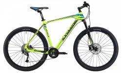 Велосипед CYCLONE LX-650b 2018 зелёно-синий