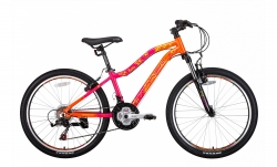 Велосипед Winner BETTY 2018 малиновый-оранжевый, рама 33 см