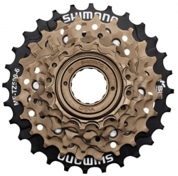 Звезды задние с трещоткой Shimano MF-TZ500-6, 14-28 6 звёзд