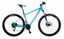 Велосипед CYCLONE SX голубой 2019 колеса 27,5¨