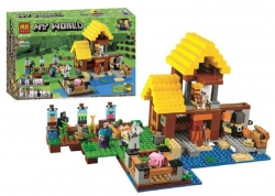 Конструктор Bela Minecraft 10813 ¨Фермерский коттедж¨, 560 дет