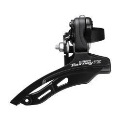 Переключатель скоростей передний Shimano FD-TZ500, Down-Swing, верхня тяга, хомут 31.8мм, для 42Т