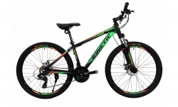 Велосипед KINETIC PROFI черно-зеленый 2019 колеса 26¨