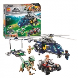 Конструктор Bela Jurassic World 10925 ¨Погоня за Блю на вертолёте¨ 415 дет.