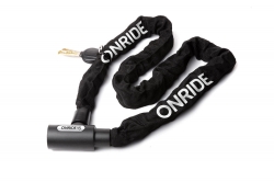 Замок OnRide Tie Lock 10 цепной, 5х1000 mm черный