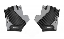 Велоперчатки OnRide Gem детские 3-4, черный-серый