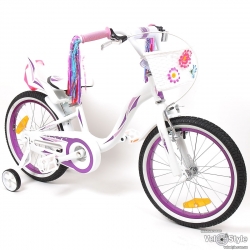 Велосипед VNC Miss бело-розовый, рама 30 см, колеса 20¨