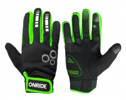 Велоперчатки OnRide Pleasure 20 черно-зелёный