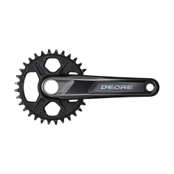 Шатуны Shimano FC-M6100-1 DEORE интегированная ось 175мм 32T 12 ск CL-52мм без каретки