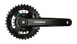 Шатуны Shimano FC-M315-2 175мм 36X22 черный