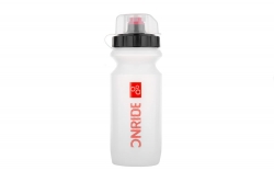 Фляга OnRide Ram 20 600ml с колпачком и мембраной прозрачный красный 6931620235