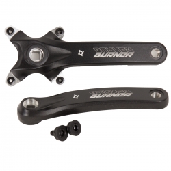 Шатуны PROWHEEL BURNER 401 175мм четырёхлапка под квадрат 104 BCD чёрные