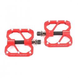 Педали MEROCA CarbonAxis 3 пром. подшипника, 250 грм. красные